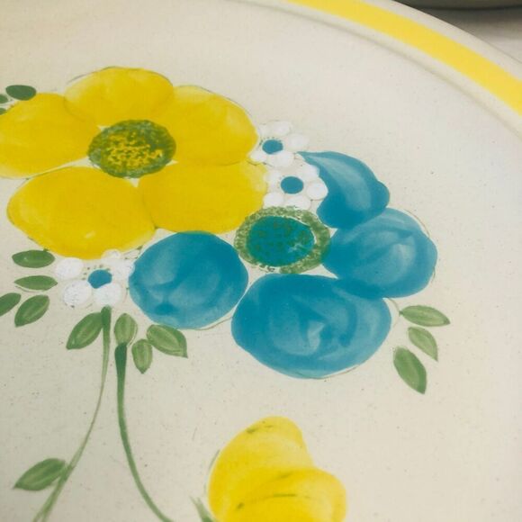 ji stonecrest andre ponche design collection 202 happy handpainted dinner plates - Picture 2 of 10